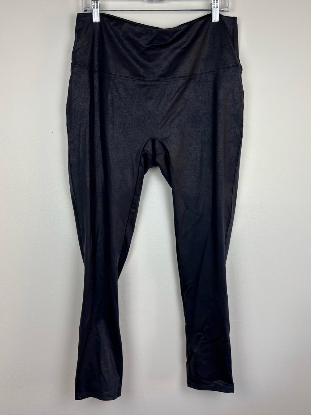 DG2 by Diane Gilman Metallic Navy High-Rise Leggings XL EUC Yoga Pilates Weekend